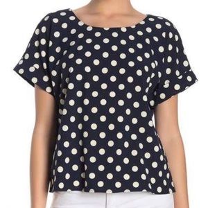 Melloday Polka Dot Blouse